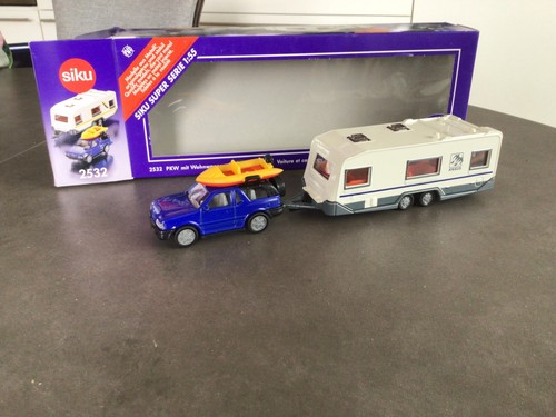 Siku pkw mit wohnwagen - -,